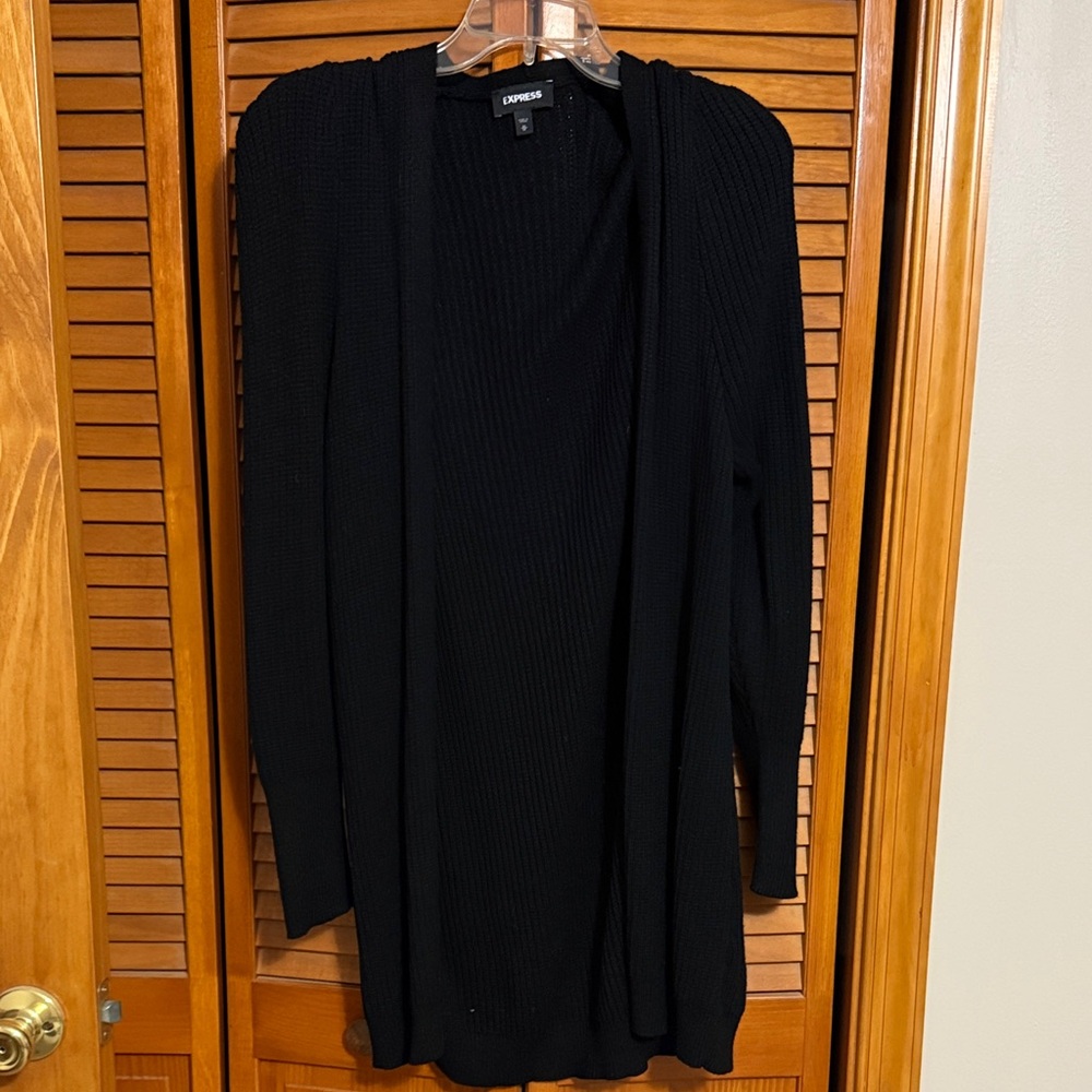 Express Women's Black Cardigan Sweater